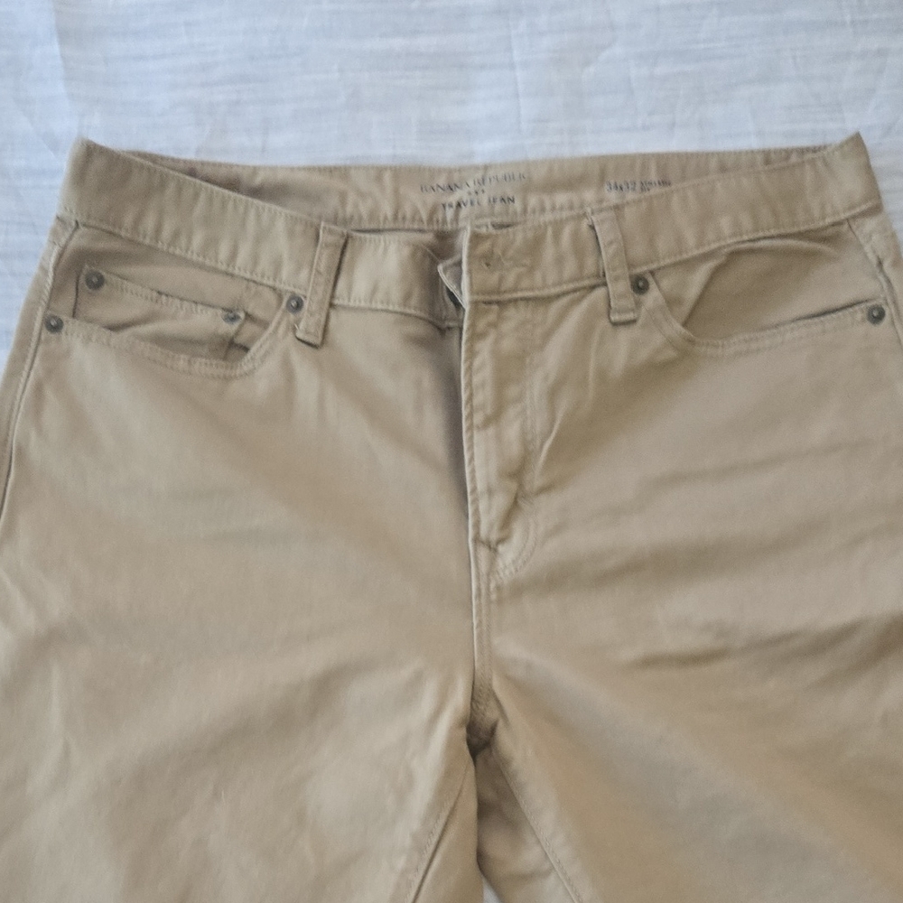 Banana Republic Khaki Travel Jeans